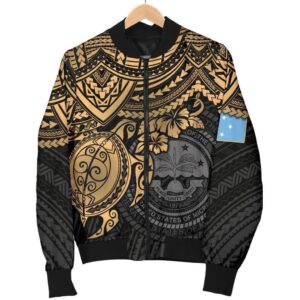 Bomber Jacket Federated States Of Micronesia - Golden Turtle - BN15 Bomber Jacket