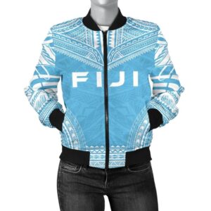 Bomber Jacket Fiji Flag Polynesian Chief - Bn10 Bomber Jacket