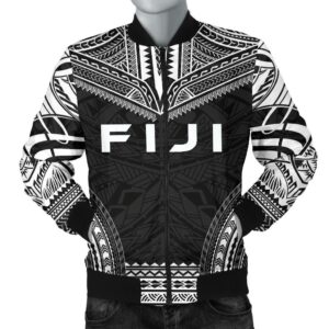 Bomber Jacket Fiji Polynesian Chief - Black Version - Bn10 Bomber Jacket