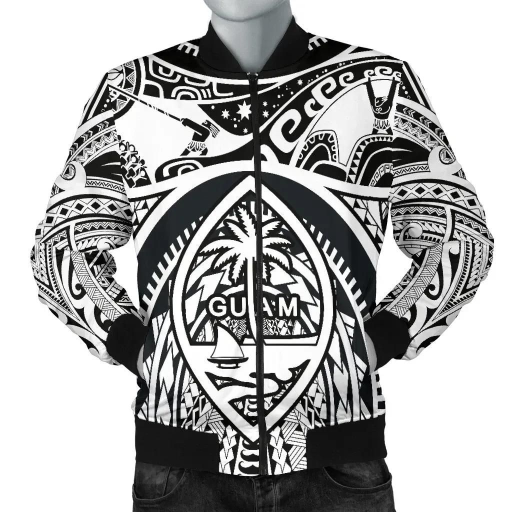 Bomber Jacket Guam Flag Bomber Jacket Guam Flag