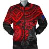 Bomber Jacket Guam Polynesian - Red Turtle - BN15 Bomber Jacket