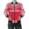 Bomber Jacket Hawaii Flag Polynesian Chief - Bn10