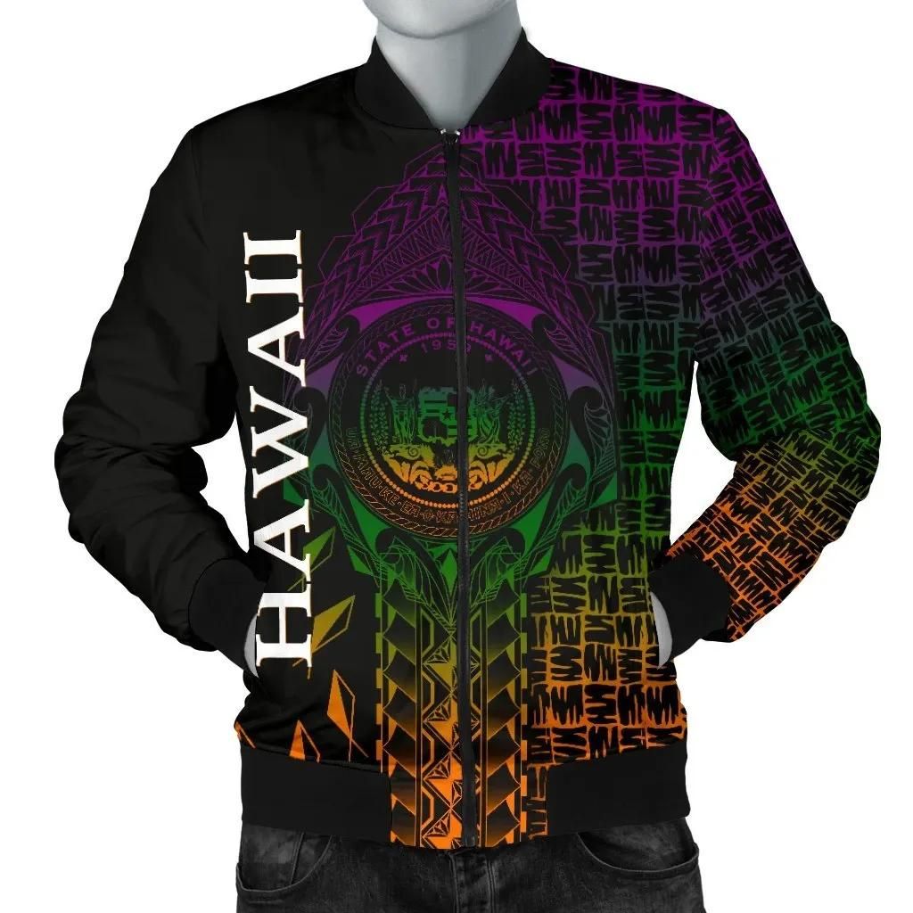 Bomber Jacket Hawaii Hawaii Seal Rocket Style - BN1828 Bomber Jacket Bomber Jacket Hawaii Hawaii Seal Rocket Style - BN1828 Bomber Jacket