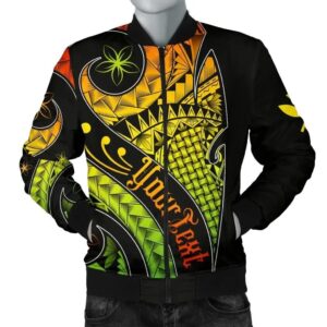 Bomber Jacket Hawaii Personalised - Hawaii Polynesian Decorative Patterns - BN25