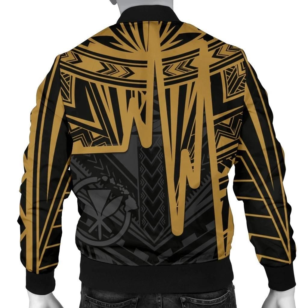 Bomber-Jacket-Hawaii-Personalised-Kanaka-Maoli-With-Polynesian-Pattern-In-Heartbeat-Style-Gold-BN25-Bomber-Jacket-1