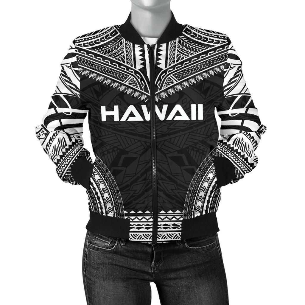 Bomber Jacket Hawaii Polynesian Chief - Black Version - Bn10 Bomber Jacket Bomber Jacket Hawaii Polynesian Chief - Black Version - Bn10 Bomber Jacket
