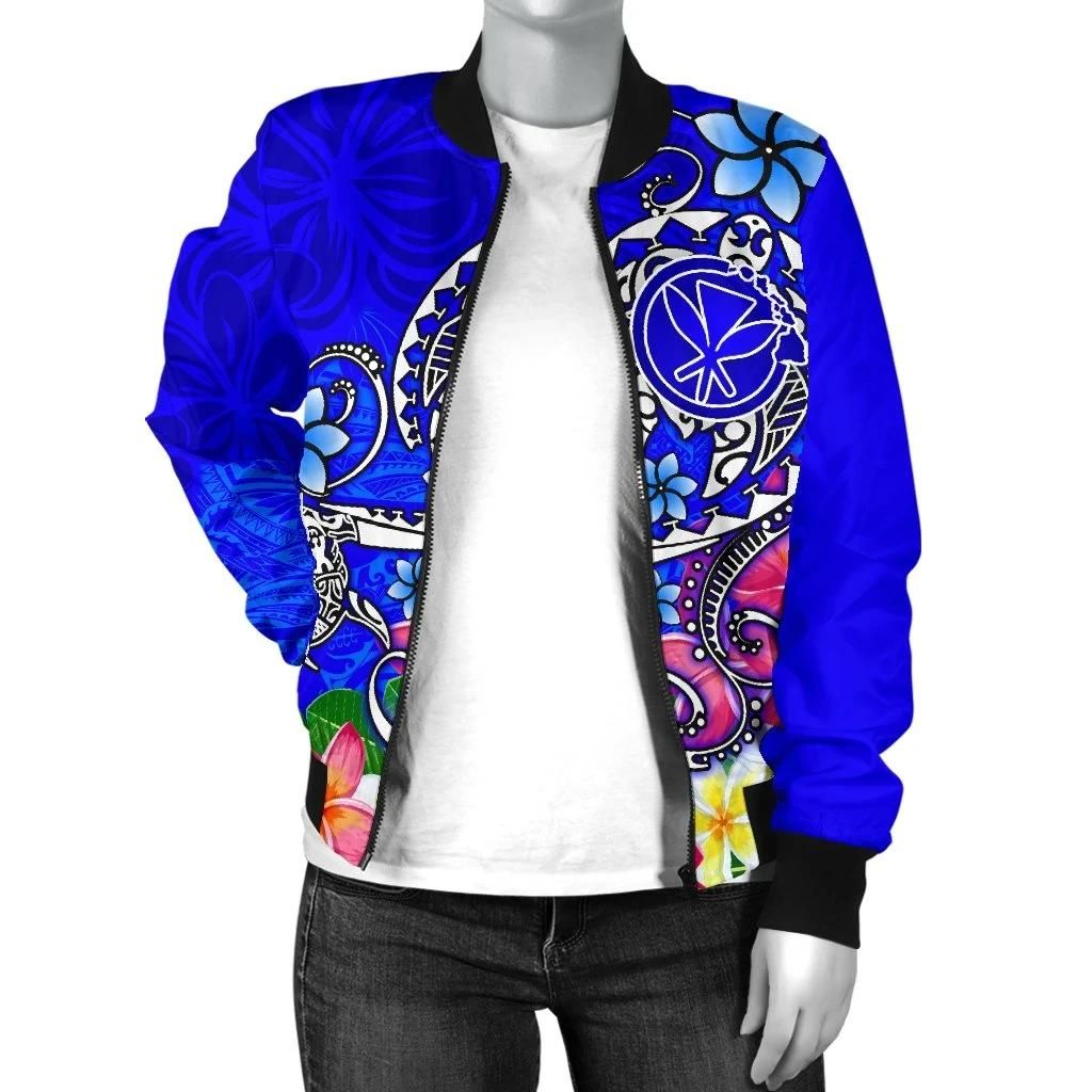 Bomber-Jacket-Hawaii-Turtle-Plumeria-Polynesian-Tattoo-Blue-Color-BN18-Bomber-Jacket-2