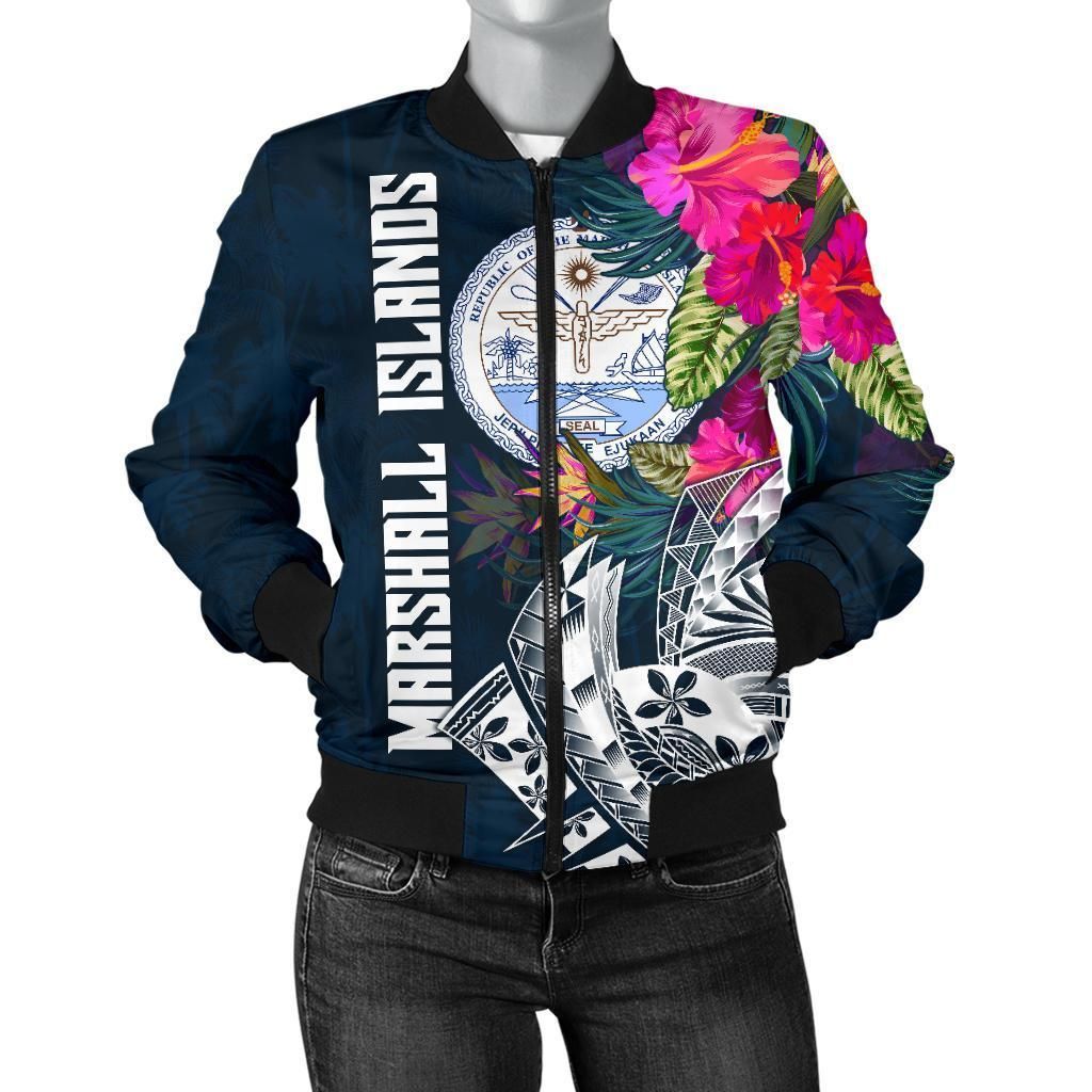 Bomber Jacket Marshall Islands - Marshall Islands Summer Vibes-BN15 Bomber Jacket Bomber Jacket Marshall Islands - Marshall Islands Summer Vibes-BN15 Bomber Jacket
