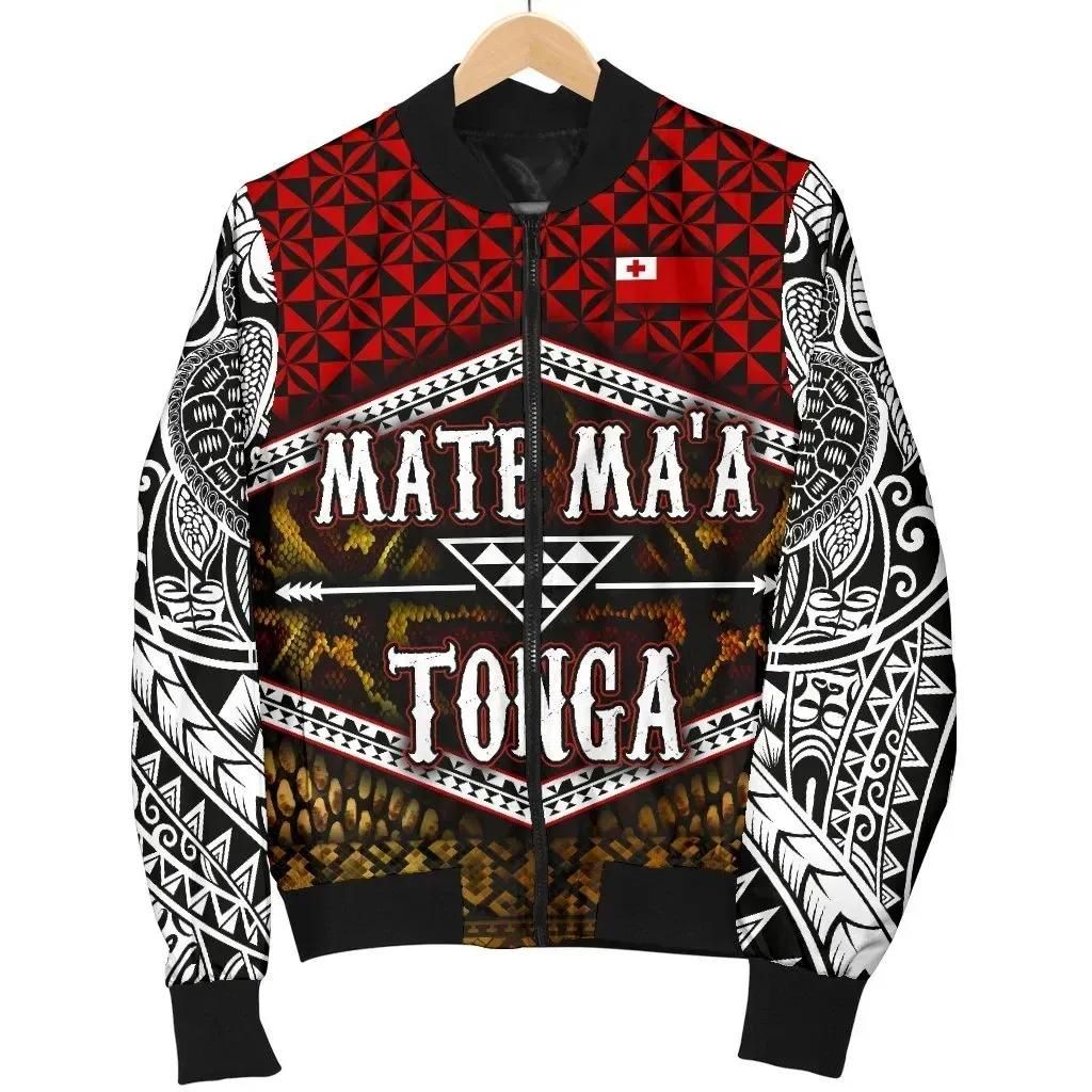Bomber Jacket Mate Ma'a Tonga - BN12 Bomber Jacket Bomber Jacket Mate Ma'a Tonga - BN12 Bomber Jacket