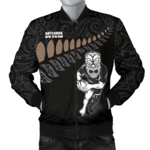 Bomber Jacket New Zealand Rugby bWarrior A11 Bomber Jacket