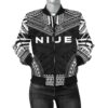 Bomber Jacket Niue Polynesian Chief - Black Version - Bn10 Bomber Jacket
