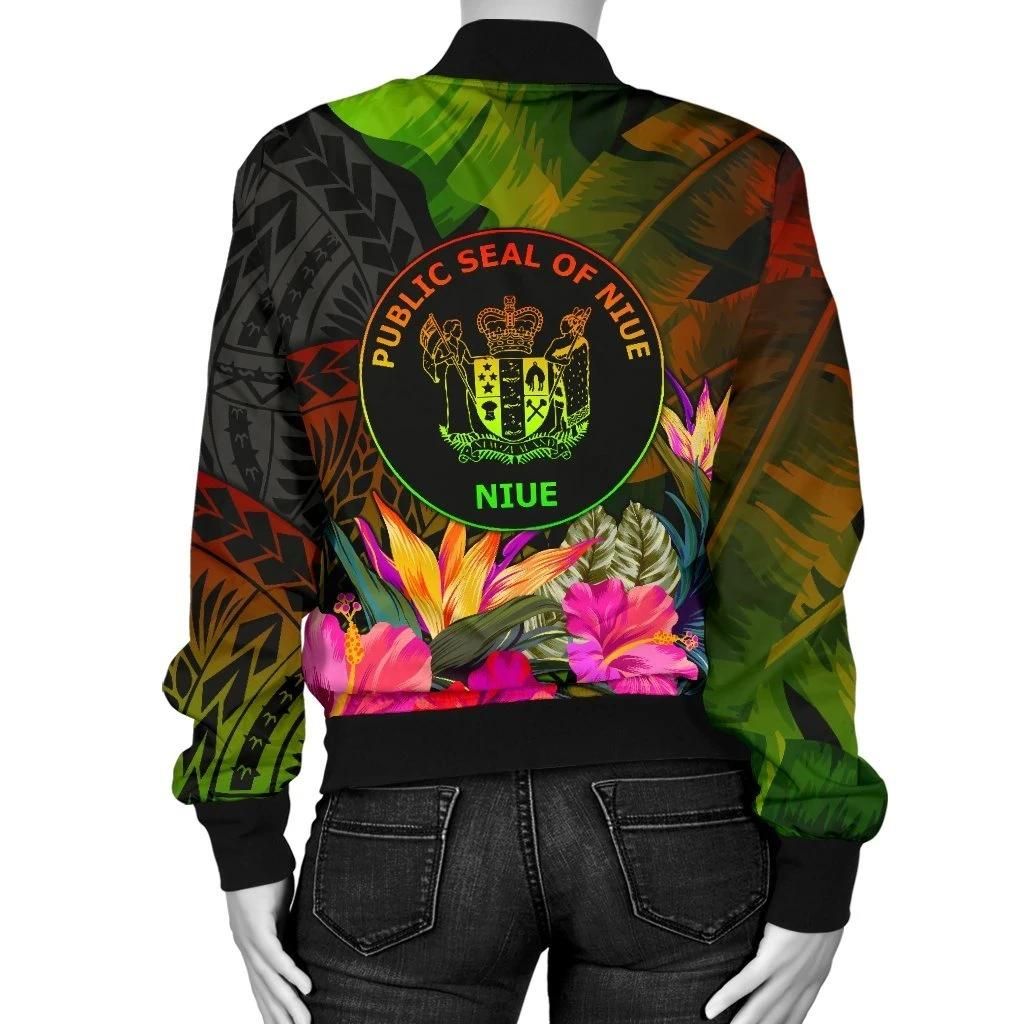 Bomber-Jacket-Niue-Polynesian-Hibiscus-and-Banana-Leaves-BN15-Bomber-Jacket-1