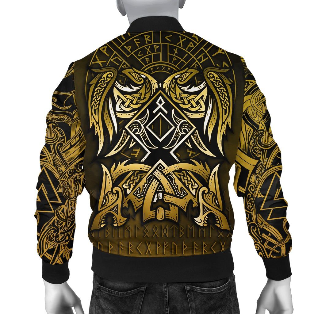 Bomber-Jacket-Othala-and-Raven-Golden-A31-Bomber-Jacket-1
