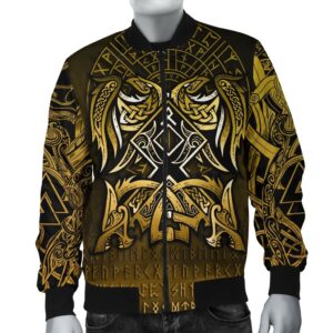 Bomber Jacket - Othala and Raven Golden A31 Bomber Jacket