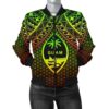 Bomber Jacket Polynesian Guam Personalised - Reggae Vintage Polynesian Patterns - BN15 Bomber Jacket