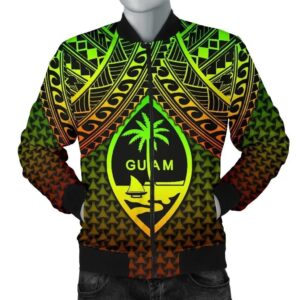 Bomber Jacket Polynesian Guam - Reggae Vintage Polynesian Patterns - BN15 Bomber Jacket
