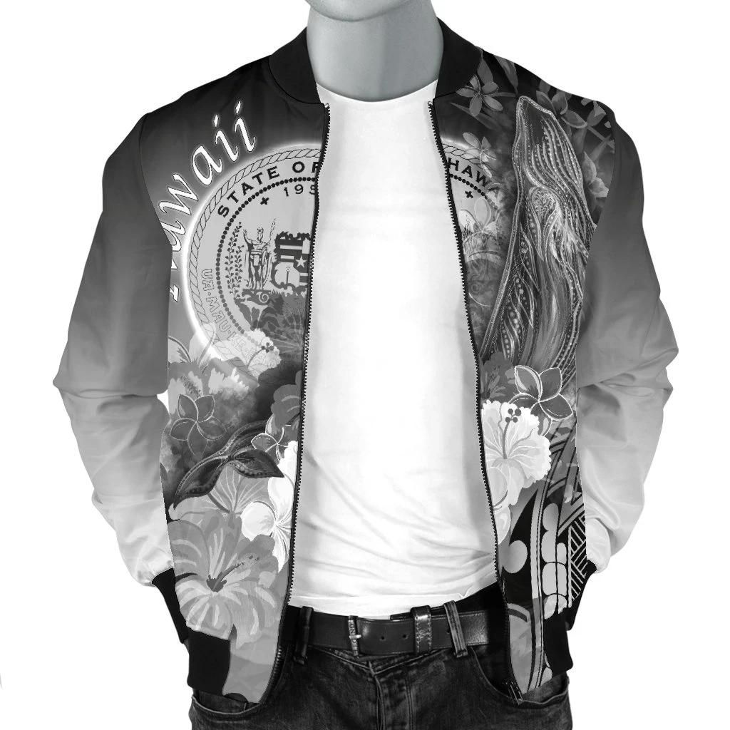 Bomber-Jacket-Polynesian-Hawaii-Humpback-Whale-with-Tropical-Flowers-White-BN18-Bomber-Jacket-2