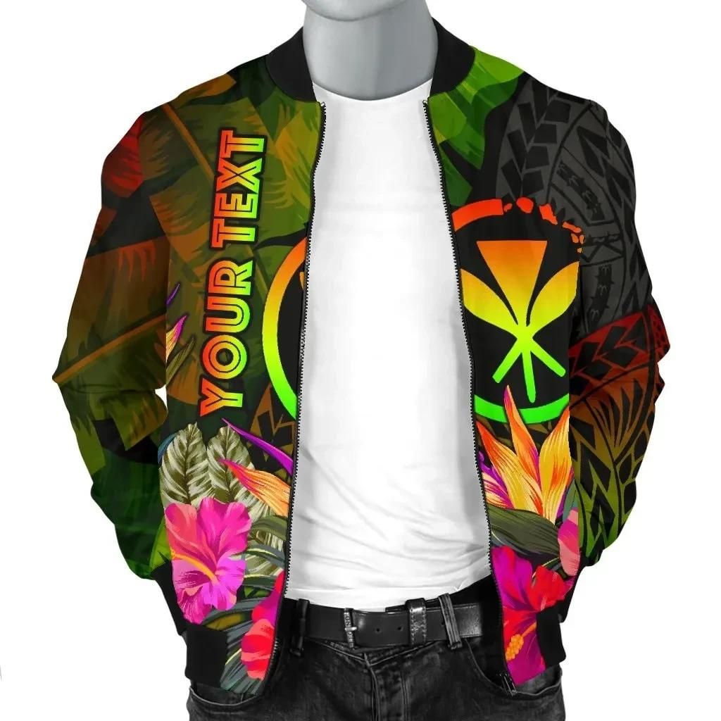 Bomber-Jacket-Polynesian-Hawaii-Kanaka-Maoli-Polynesian-Personalised-Hibiscus-and-Banana-Leaves-BN15-Bomber-Jacket-2