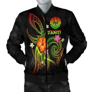 Bomber Jacket Polynesian Tahiti - Legend of Tahiti (Reggae) - BN15 Bomber Jacket