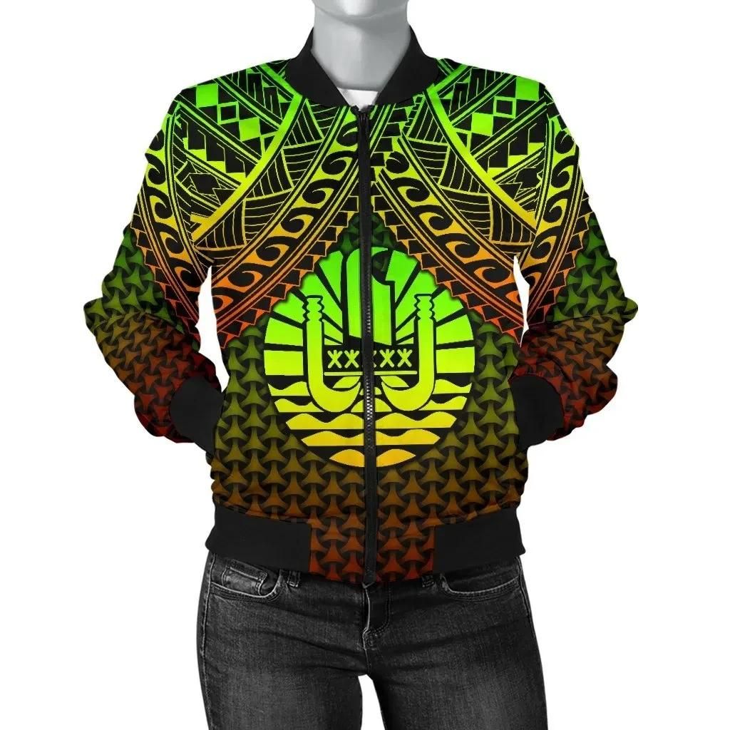 Bomber Jacket Polynesian Tahiti Personalised - Reggae Vintage Polynesian Patterns - BN15 Bomber Jacket Bomber Jacket Polynesian Tahiti Personalised - Reggae Vintage Polynesian Patterns - BN15 Bomber Jacket