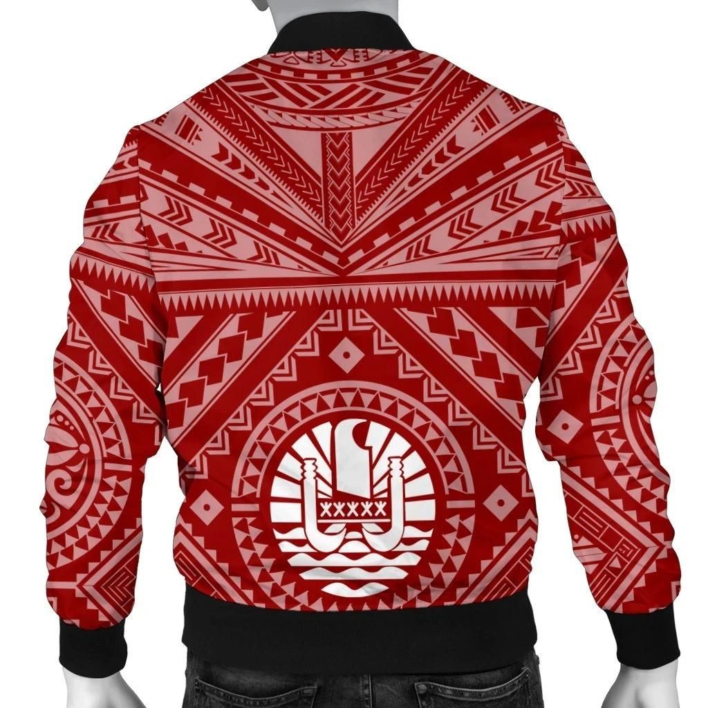 Bomber-Jacket-Tahiti-Personalised-Tahiti-Seal-In-Polynesian-Tattoo-Style-Red-BN25-Bomber-Jacket-1