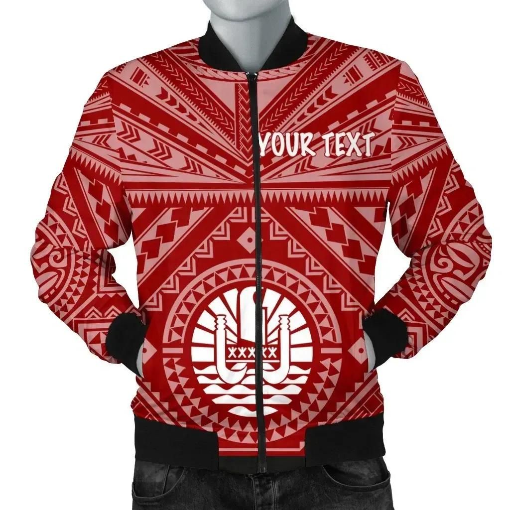 Bomber Jacket Tahiti Personalised - Tahiti Seal In Polynesian Tattoo Style (Red) -BN25 Bomber Jacket Bomber Jacket Tahiti Personalised - Tahiti Seal In Polynesian Tattoo Style (Red) -BN25 Bomber Jacket