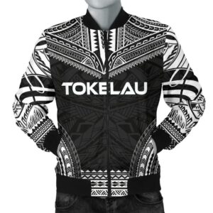 Bomber Jacket Tokelau Polynesian Chief - Black Version - Bn10 Bomber Jacket