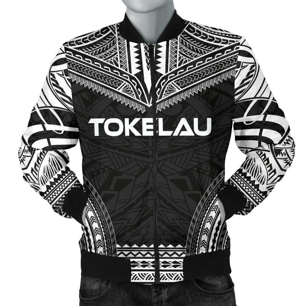 Bomber Jacket Tokelau Polynesian Chief - Black Version - Bn10 Bomber Jacket Bomber Jacket Tokelau Polynesian Chief - Black Version - Bn10 Bomber Jacket