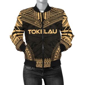 Bomber Jacket Tokelau Polynesian Chief - Gold Version - Bn10 Bomber Jacket