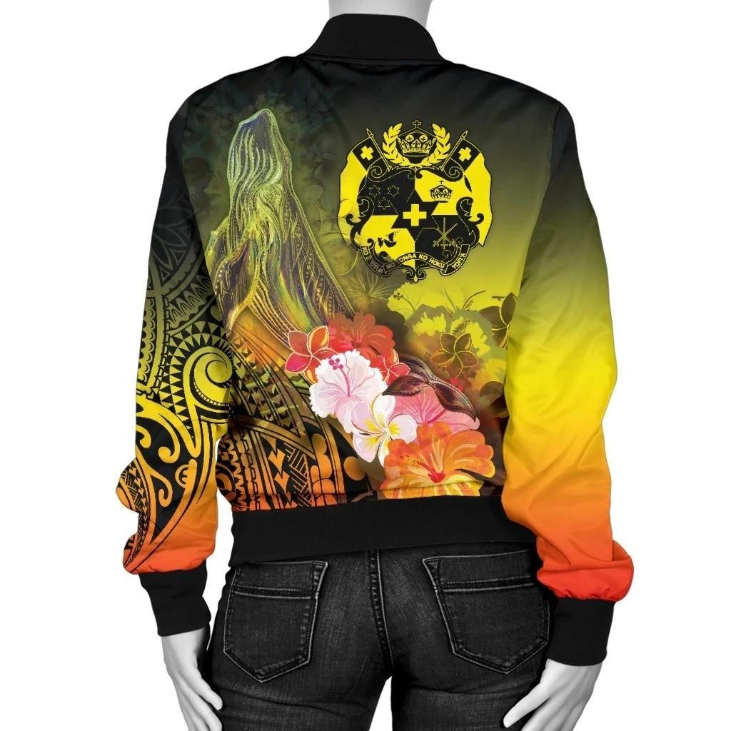 Bomber-Jacket-Tonga-Custom-Personalised-Humpback-Whale-with-Tropical-Flowers-Yellow-BN18-1