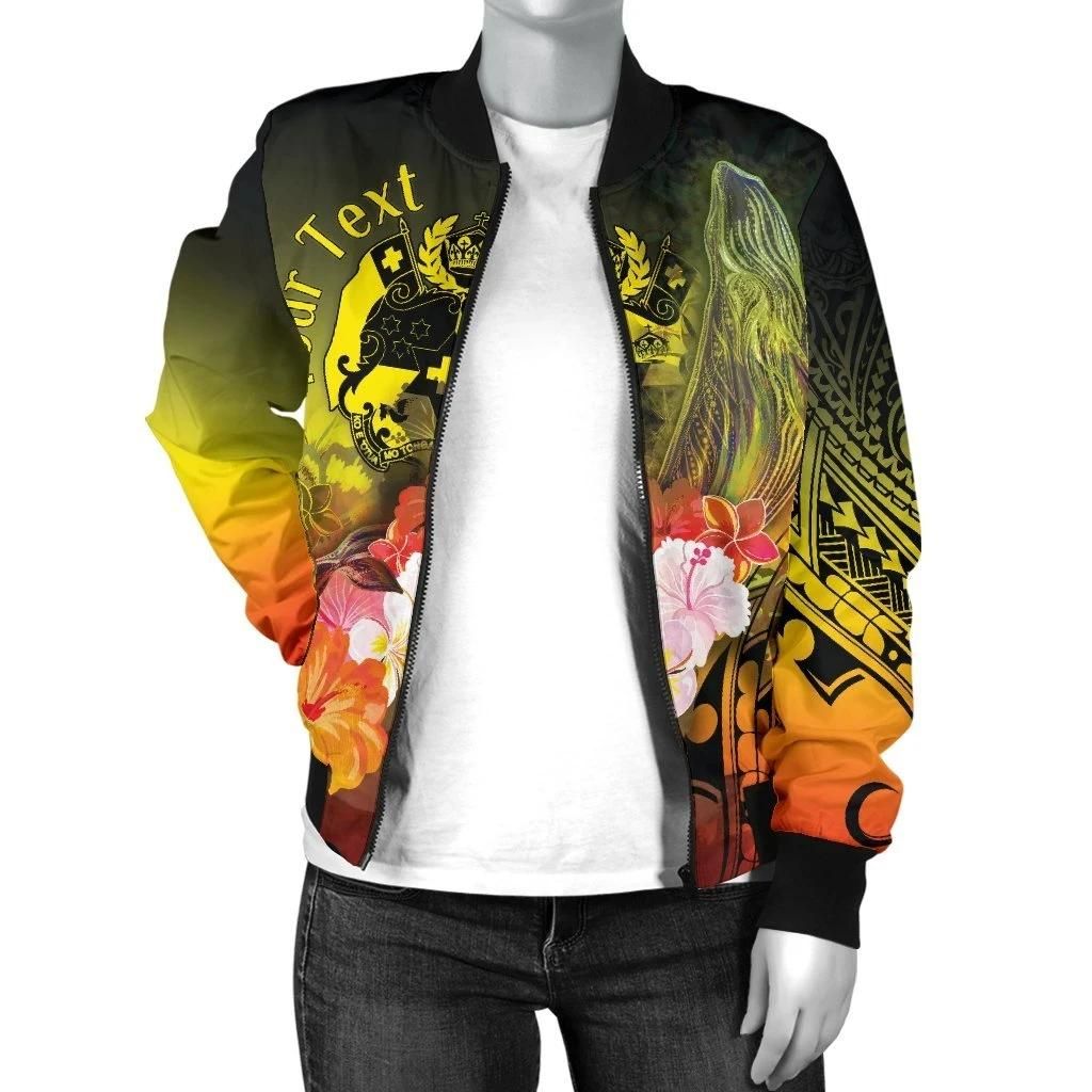 Bomber-Jacket-Tonga-Custom-Personalised-Humpback-Whale-with-Tropical-Flowers-Yellow-BN18-2