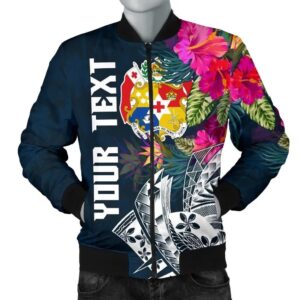 Bomber Jacket Tonga Custom Personalised - Summer Vibes - BN15 Bomber Jacket