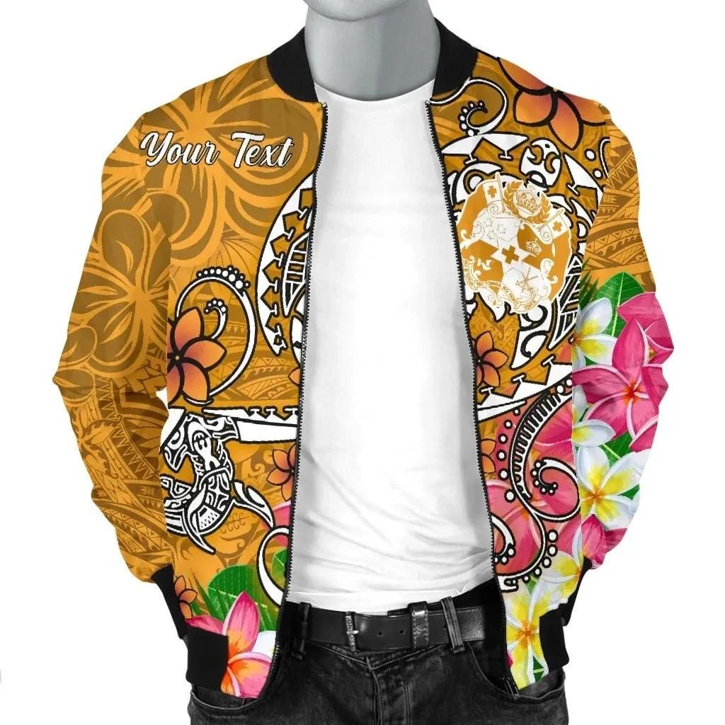 Bomber-Jacket-Tonga-Custom-Personalised-Turtle-Plumeria-Gold-BN18-Bomber-Jacket-2