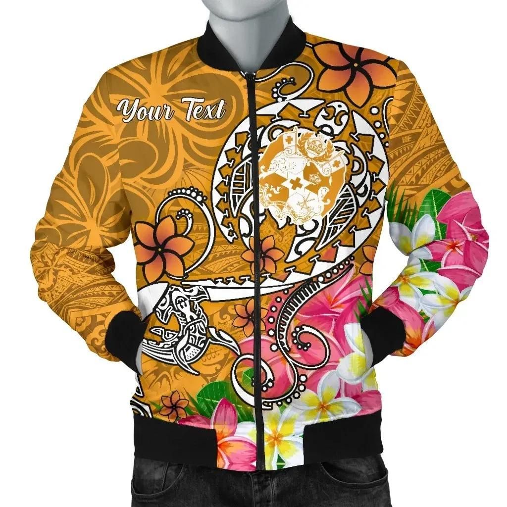 Bomber Jacket Tonga Custom Personalised - Turtle Plumeria (Gold) - BN18 Bomber Jacket Bomber Jacket Tonga Custom Personalised - Turtle Plumeria (Gold) - BN18 Bomber Jacket