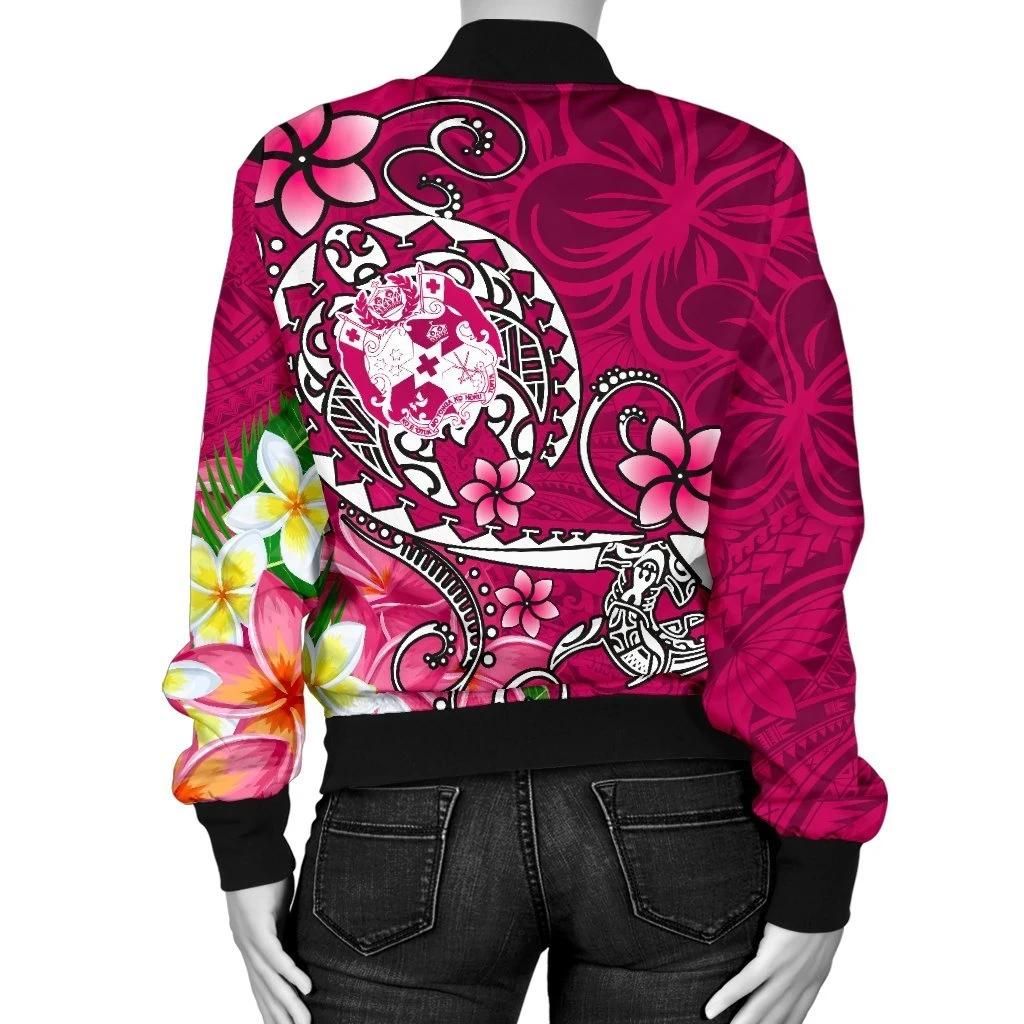 Bomber-Jacket-Tonga-Custom-Personalised-Turtle-Plumeria-Pink-BN18-Bomber-Jacket-2