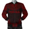 Bomber Jacket Tonga Polynesian Chief - Red Version - Bn10 Bomber Jacket
