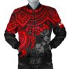 Bomber Jacket Tonga Polynesian - Red Turtle - BN15 Bomber Jacket