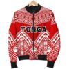 Bomber Jacket Tonga Polynesian Tribal Pattern - BN12 Bomber Jacket