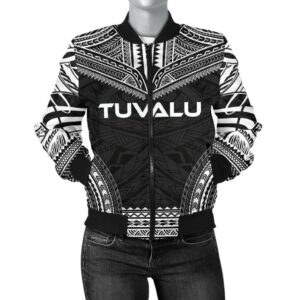 Bomber Jacket Tuvalu Polynesian Chief - Black Version - Bn10 Bomber Jacket