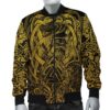 Bomber Jacket - Valknut and Dragon Tattoo Golden A31 Bomber Jacket