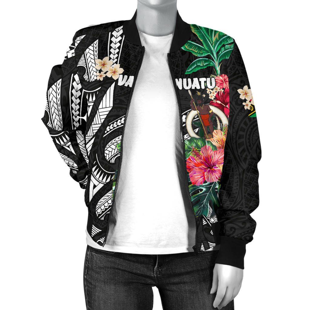 Bomber-Jacket-Vanuatu-Coat-Of-Arms-Polynesian-With-Hibiscus-TH5-Bomber-Jacket-2