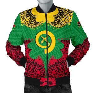 Bomber Jacket Vanuatu Melanesia Island Paradise A7 Bomber Jacket