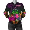 Bomber Jacket Vanuatu Personalised - Summer Hibiscus - BN15 Bomber Jacket
