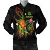 Bomber Jacket Vanuatu Polynesian - Legend of Vanuatu (Reggae) - BN15 Bomber Jacket