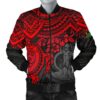 Bomber Jacket Vanuatu Polynesian - Red Turtle - BN1518 Bomber Jacket