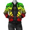 Bomber Jacket Vanuatu Polynesian Tattoo Reggae - BN0110 Bomber Jacket