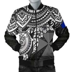 Bomber Jacket Wallis and Futuna Polynesian - White Turtle - BN1518 Bomber Jacket
