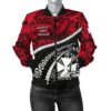 Bomber Jacket Wallis and Futuna Tapa Polynesian Shark Tattoo K4 Bomber Jacket