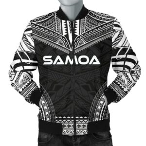 Bomber Jacketamoa Polynesian Chief - Black Version - Bn10 Bomber Jacket