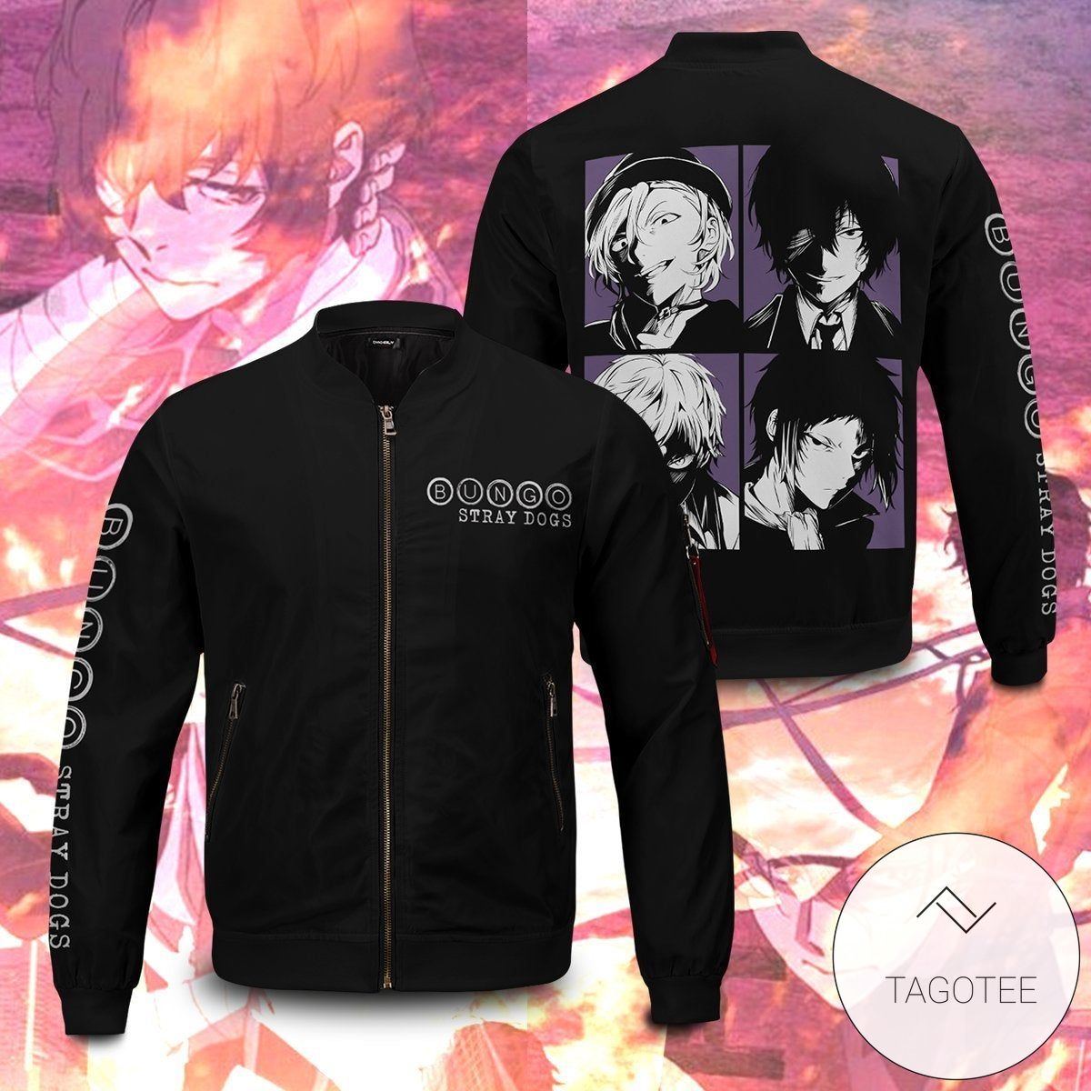 Bsd Detective Agents Bomber Jacket Bsd Detective Agents Bomber Jacket